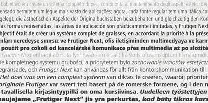 Frutiger Next Font Poster 5